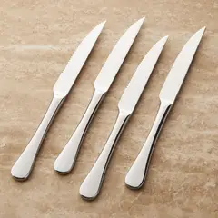 CRATE & BARREL - Juego de 4 Cuchillos para Carne Caesna