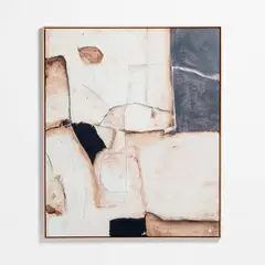 CRATE & BARREL - Cuadro "mineral" 131x157cm