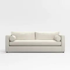 CRATE & BARREL - Sofá Cama Aris Quartz de 3 Cuerpos Queen
