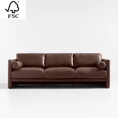 CRATE & BARREL - Sofá Aviator 4 Cuerpos