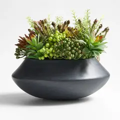 CRATE & BARREL - Arreglo De Suculentas Artificiales En Maceta