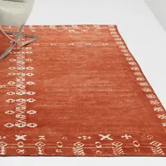 CRATE & BARREL - Alfombra Erria Clay 244x305 cm