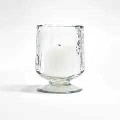 CRATE & BARREL - Portavelas Pequeño De Cristal Bergen