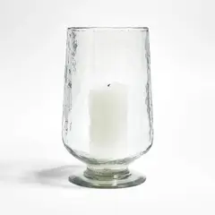 CRATE & BARREL - Portavelas Hurricane de Cristal