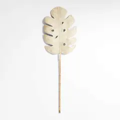 CRATE & BARREL - Rama Flor Ratán Monstera 117cm