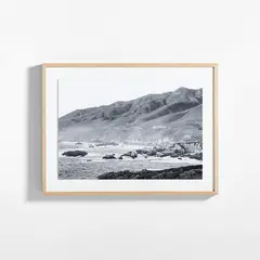 CRATE & BARREL - Impresión Artística Enmarcada Para Pared "golden Coast I" 102x76cm