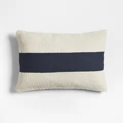 CRATE & BARREL - Funda De Cojín Biella Blend Indigo 61x41cm