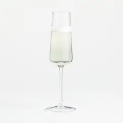 CRATE & BARREL - Copa de champán óptica Ezra
