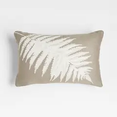 CRATE & BARREL - Cojín Fern De Terraza 51x33cm