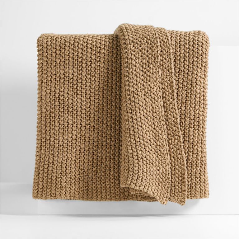 Manta Chunky Camel 200x200cm