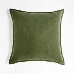CRATE & BARREL - Funda de Cojín de Terciopelo 51x51cm