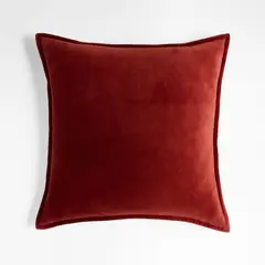 CRATE & BARREL - Funda de Cojín de Terciopelo 51x51cm