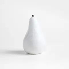 CRATE & BARREL - Figura Decorativa de Pera de Mármol