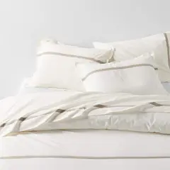 CRATE & BARREL - Funda de Duvet Percal