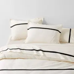 CRATE & BARREL - Funda de Duvet Percal