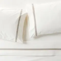CRATE & BARREL - Juego de Sábanas Percale