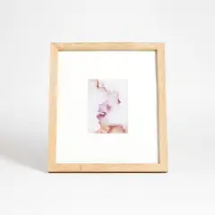 CRATE & BARREL - Marco de Fotos de Madera de Roble Clara (13x18cm)