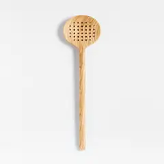 CRATE & BARREL - Cuchara Ranurada De Madera