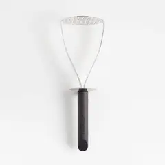 CRATE & BARREL - Triturador de papas Soft-Touch C&B Negro