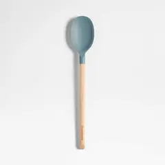 CRATE & BARREL - Cuchara de Silicona con Mango de Madera