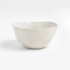 CRATE & BARREL - Bowl Para Cereal Kiln Blanquecino