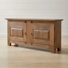 CRATE & BARREL - Buffet Basque Gris Lavado