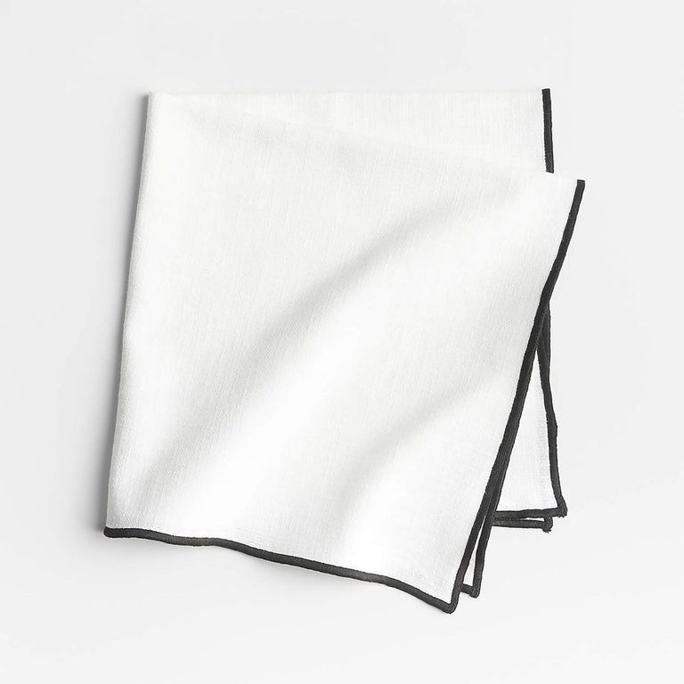 Servilleta de Punto de Algodón Orgánico White