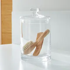 CRATE & BARREL - Frasco de Vidrio Extra Grande