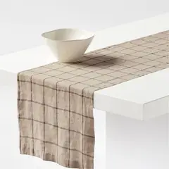 CRATE & BARREL - Camino de Mesa Marin 100% Lino 305cm