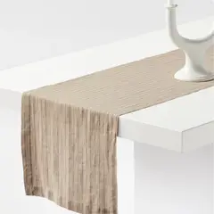 CRATE & BARREL - Camino de Mesa Marin 100% Lino 305cm