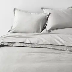 CRATE & BARREL - Funda De Duvet Flannel 100% Algodón Orgánico