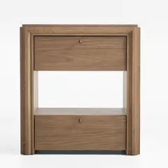 CRATE & BARREL - Mesa De Noche Caldwell By Jake Arnold