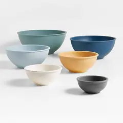 CRATE & BARREL - Set 6 Bowls Para Mezclar Aubin