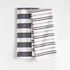 CRATE & BARREL - Set de 2 Paños Waffle Terry