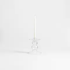 CRATE & BARREL - Porta Vela Ophelia de Vidrio