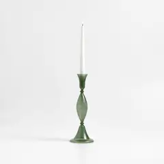 CRATE & BARREL - Porta Vela Faroe de Vidrio