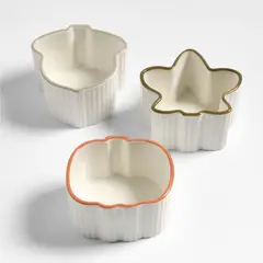 CRATE & BARREL - Set 3 Ramekins de Gres