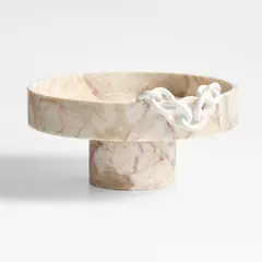 CRATE & BARREL - Centro de Mesa Isola Mármol