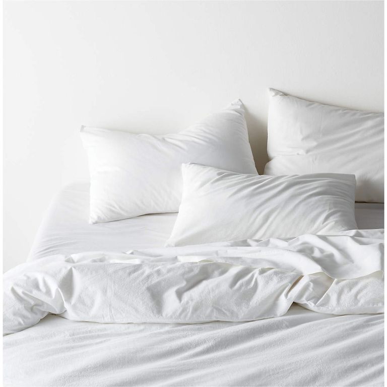 Funda De Almohada Blanca Clásica De Algodón Orgánico