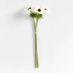 CRATE & BARREL - Set De 3 Ramas Flor Anémona Abigail Ahern 62cm