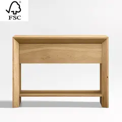 CRATE & BARREL - Mesa De Noche Baja 1 Cajón