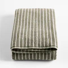 CRATE & BARREL - Toalla de Baño Pampas 100% Algodón Orgánico