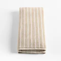 CRATE & BARREL - Toalla de Baño Pampas 100% Algodón Orgánico