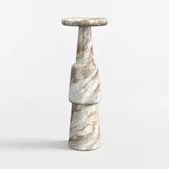 CRATE & BARREL - Mesa Auxiliar Bastion