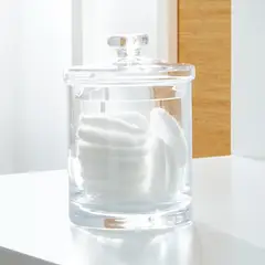 CRATE & BARREL - Frasco de Vidrio Grande 18cm