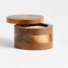 CRATE & BARREL - Salero De Madera