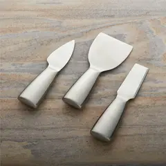 CRATE & BARREL - Juego de 3 Cuchillos para Quesos