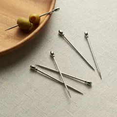 CRATE & BARREL - Juego de 6 Palillos para Cocteles