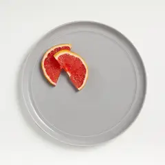 CRATE & BARREL - Plato de Fondo Hue Gris Claro