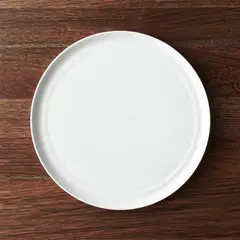 CRATE & BARREL - Plato de Fondo Hue Blanco
